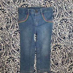SOLD. Carter’s Rainbow Toddler Jeans 24 Months NWOT